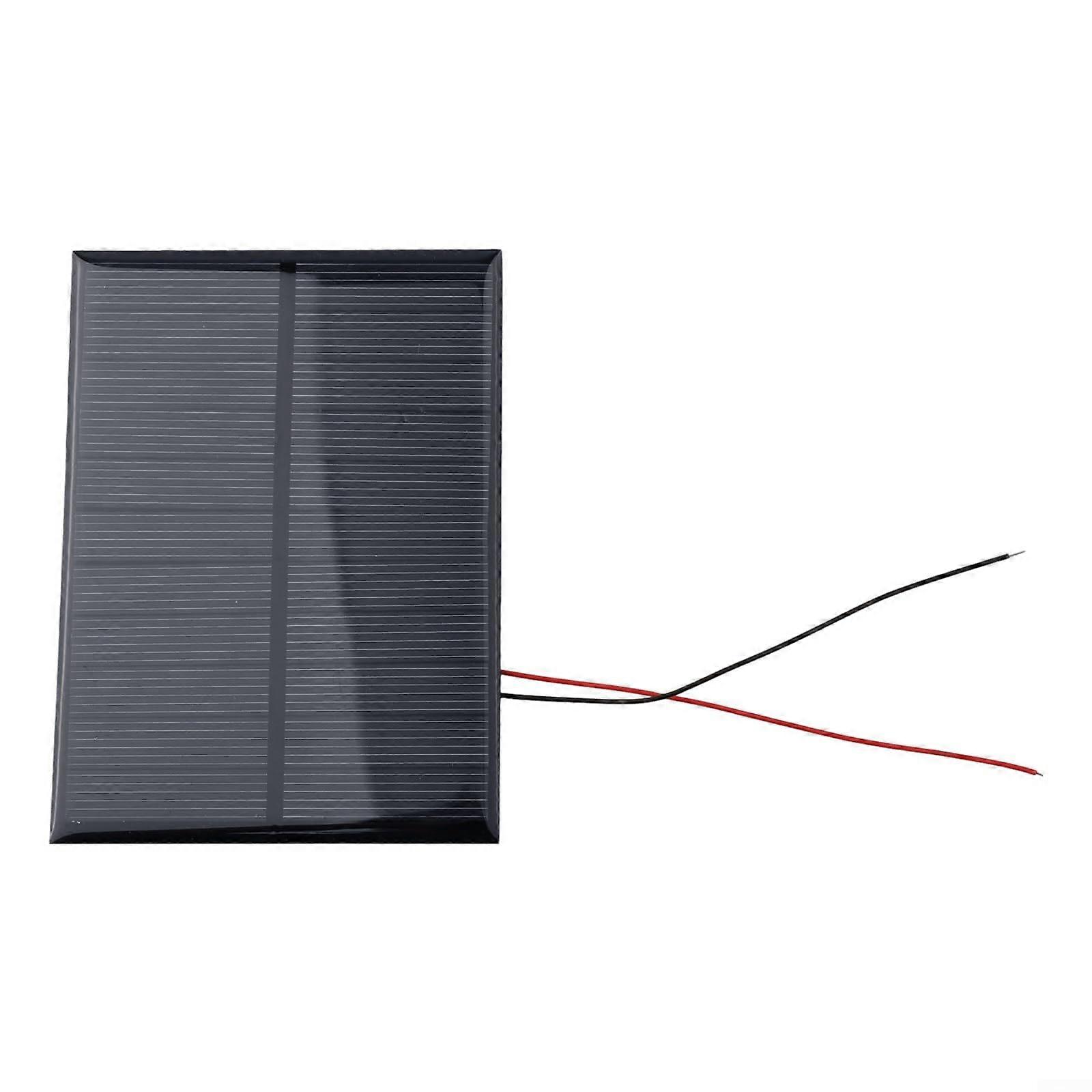 5PCS 5V 200mA Polycrystalline Solar Panel Kit with Wire for DIY Lighting, Science and Electronics
