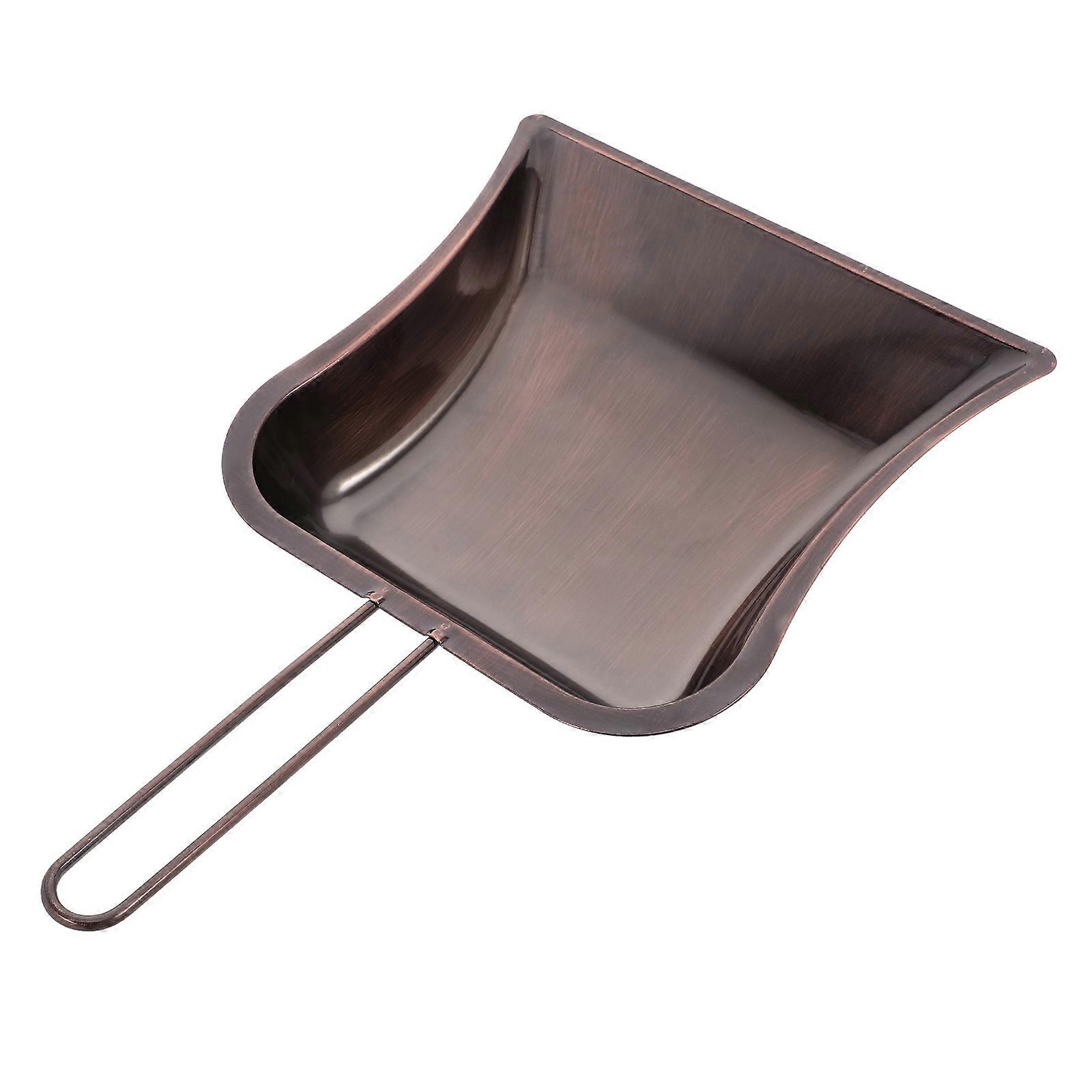 Mini Stainless Steel Dustpan with Long Handle for Table Cleaning Tasks