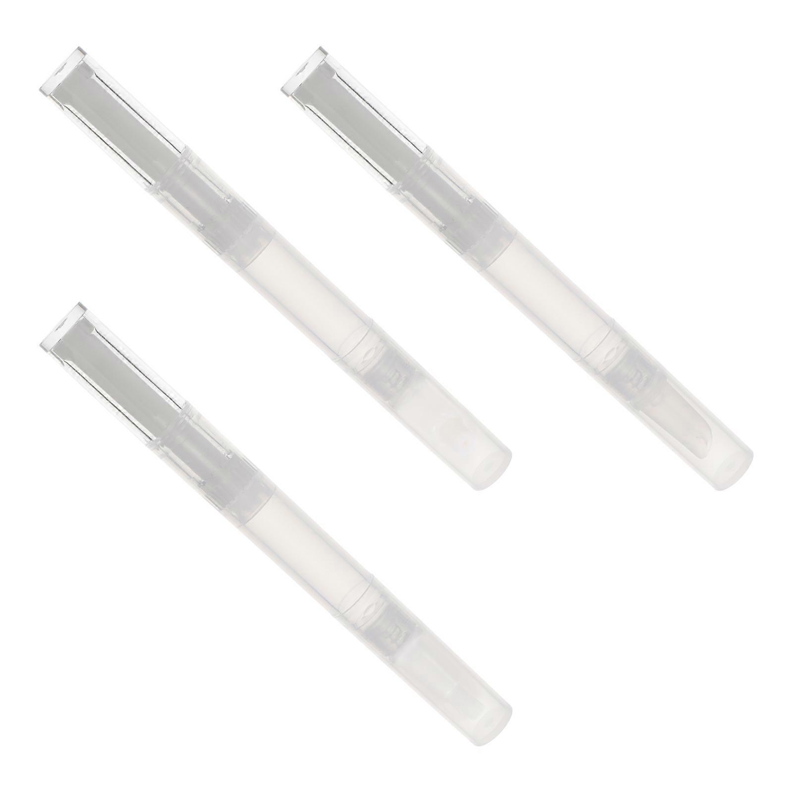 Lip Gloss Bottles for Convenient Storage 3Pcs Transparent Refillable
