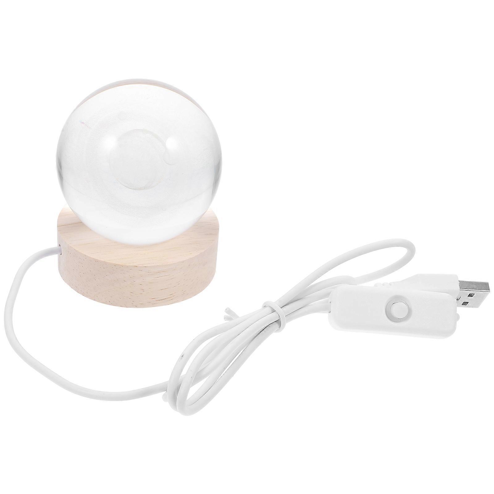 Crystal Ball Projector Atmosphere Light Decorative Lamp Transparent