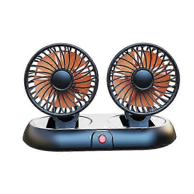Car Two Head Adjustable Foldable Multifunctional High-Wind Fan 2025