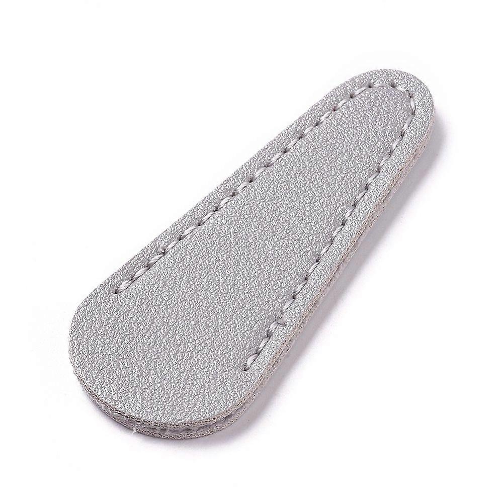 Imitation Leather Sheath Tools Scissors Tool Holsters Polka Dot Pattern Light Grey 64x25x3.5mm