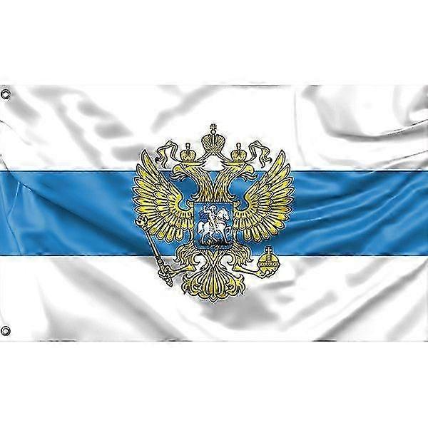 Protiválečné Rusko s vlajkou Crest