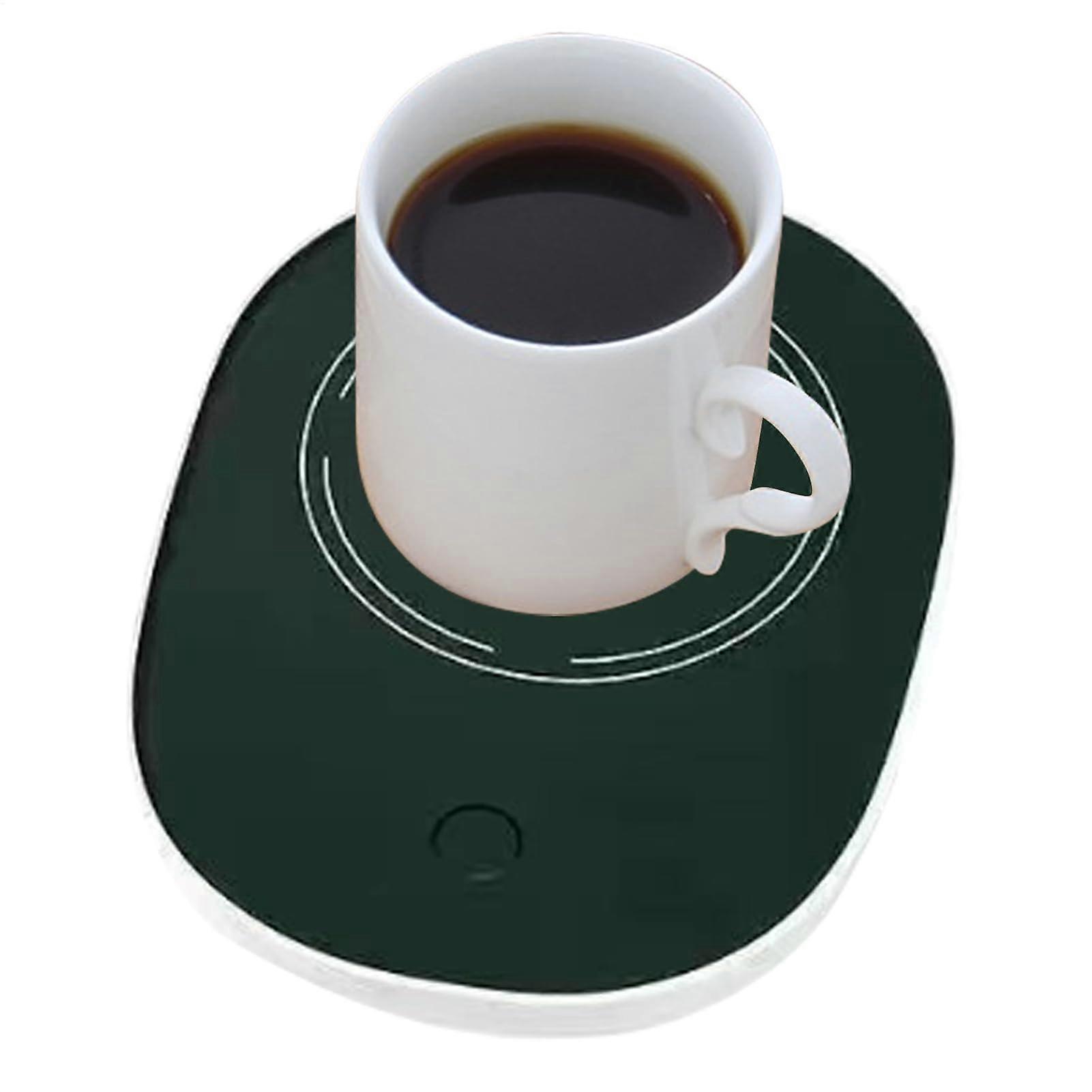 Coffee Mug Warmer with Adjustable Temperature Control, USB Powered Cup Heater for Desk Home Office