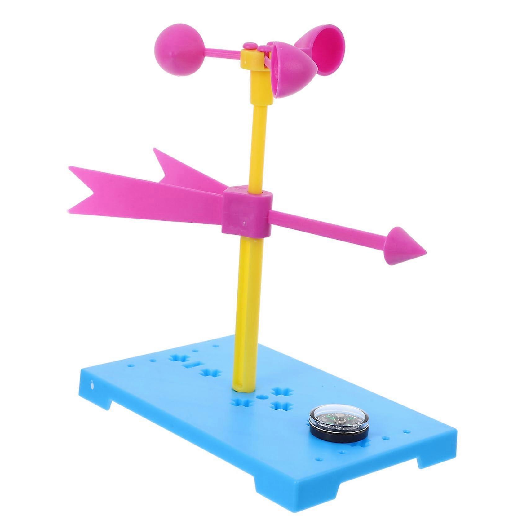 Weather Science Kit for Kids with Wind Vane and Anemometer STEM Learning Experiment Set