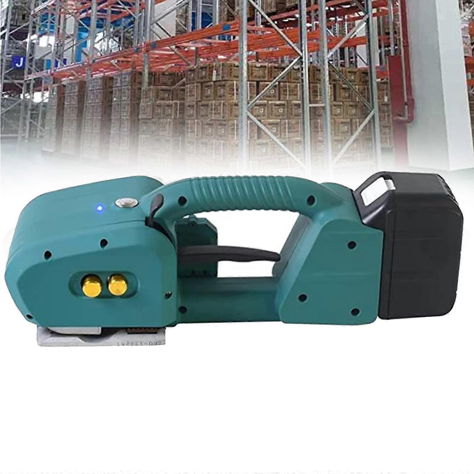 Cordless Electric Strapping Tool with 6000mAh Battery, Automatic Strapping Cycle, OneHand Operation