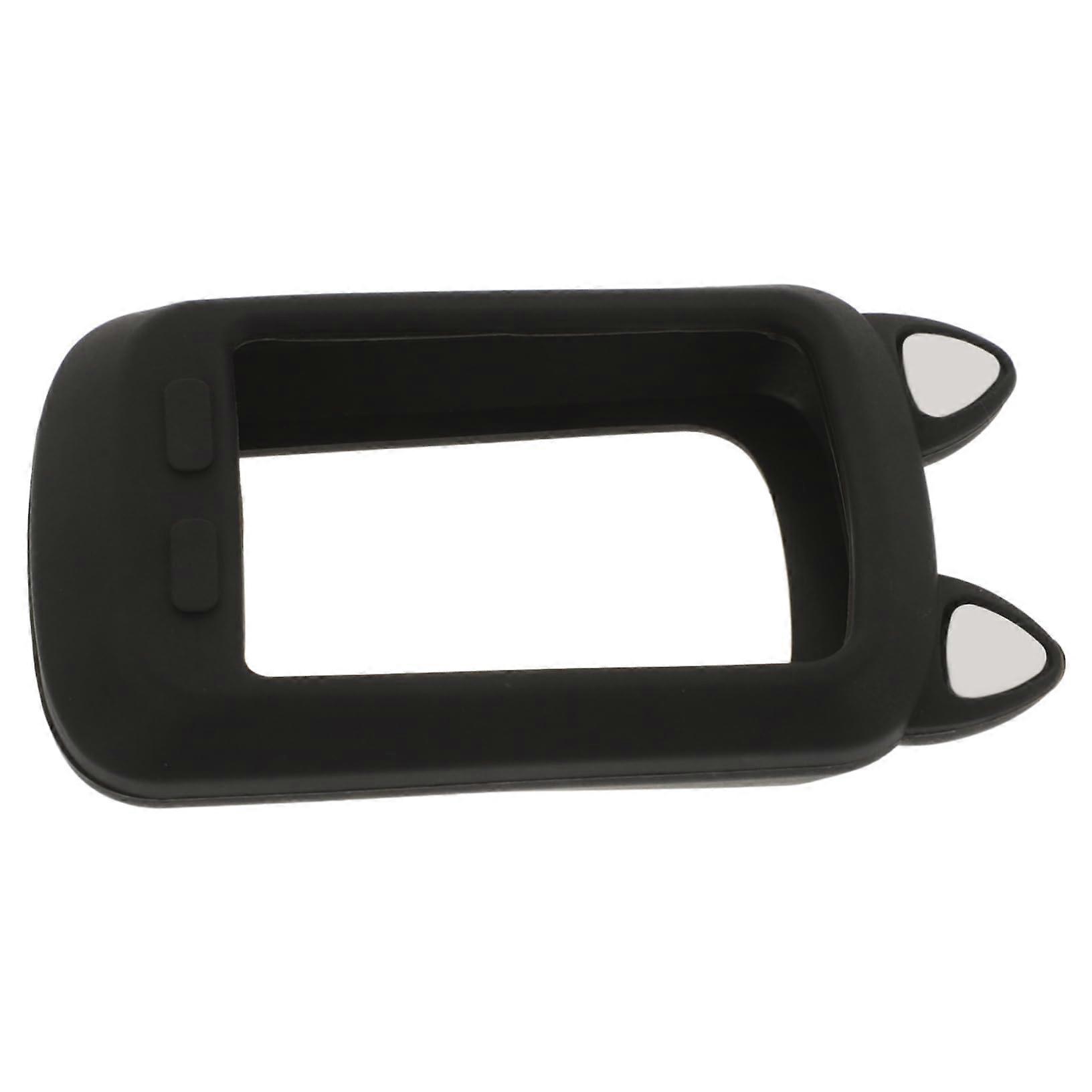 Waterproof Bike Computer Case Silicone Speedometer Cover Scratch and Impact Resistant Black