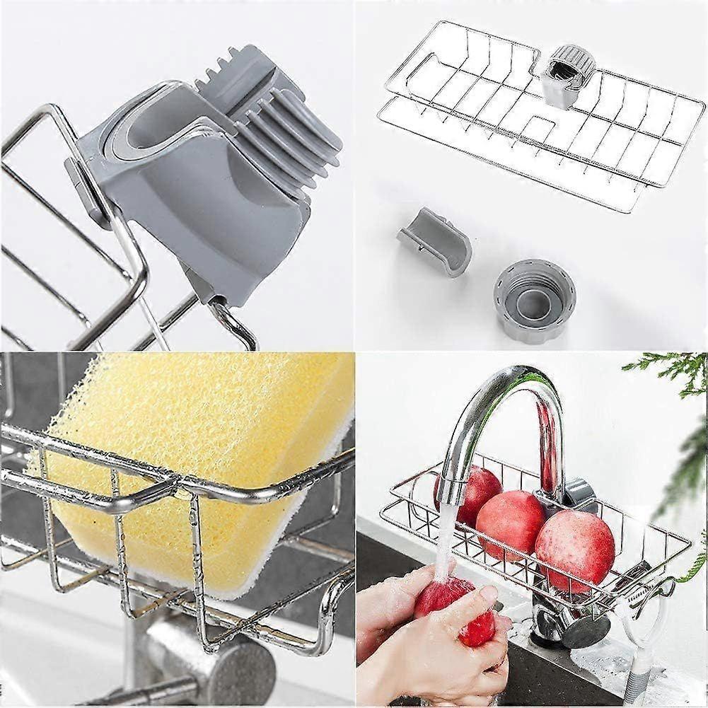 Stainless Steel Kitchen Faucet Sponge Holder for