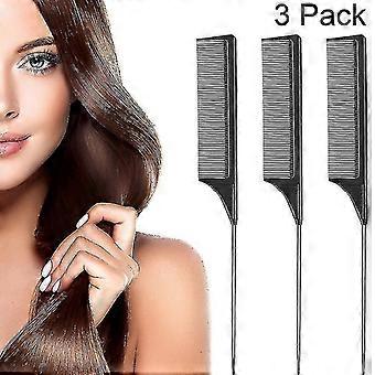 Professional Hair Tail Comb 3-piece Hair Cutting Comb