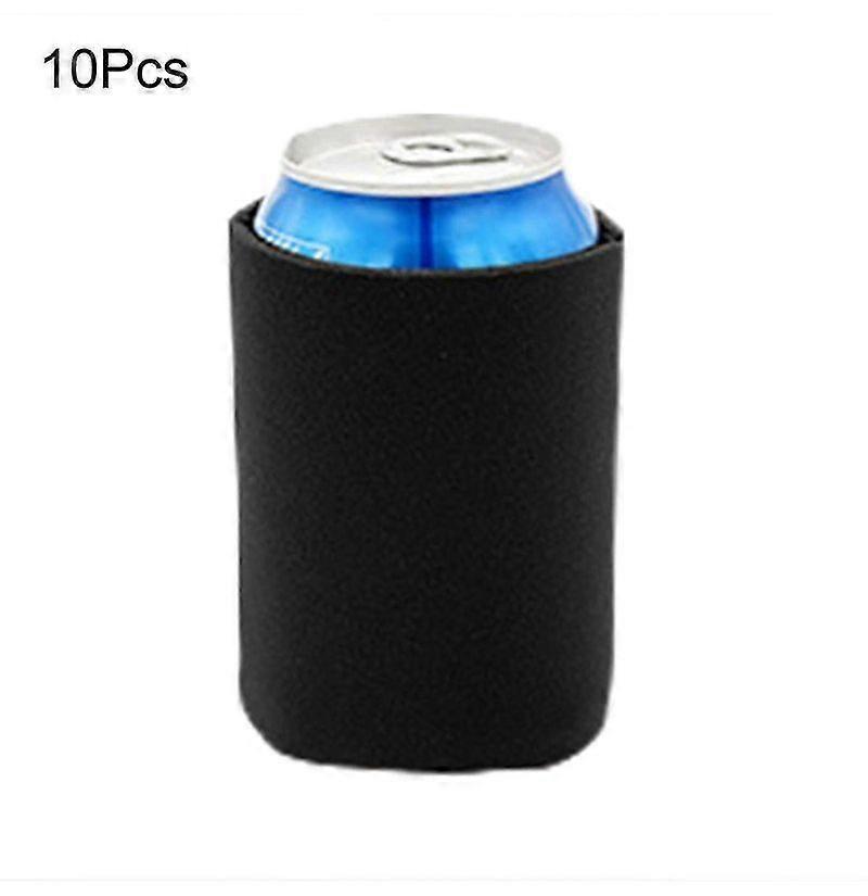 10pcs Waterproof Can Cooler - Cold-retaining Foam Bottle Protective Covers