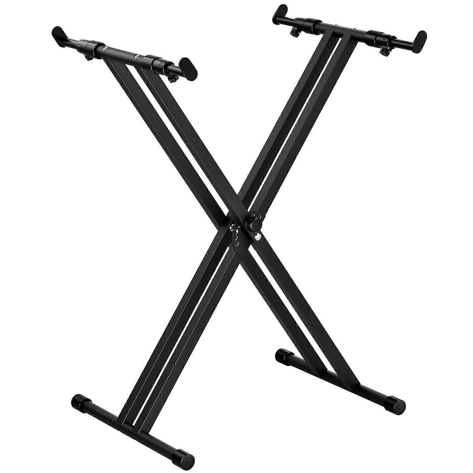 Adjustable Double X Keyboard Stand for 5488 Key Digital Piano with Stable XShape Design