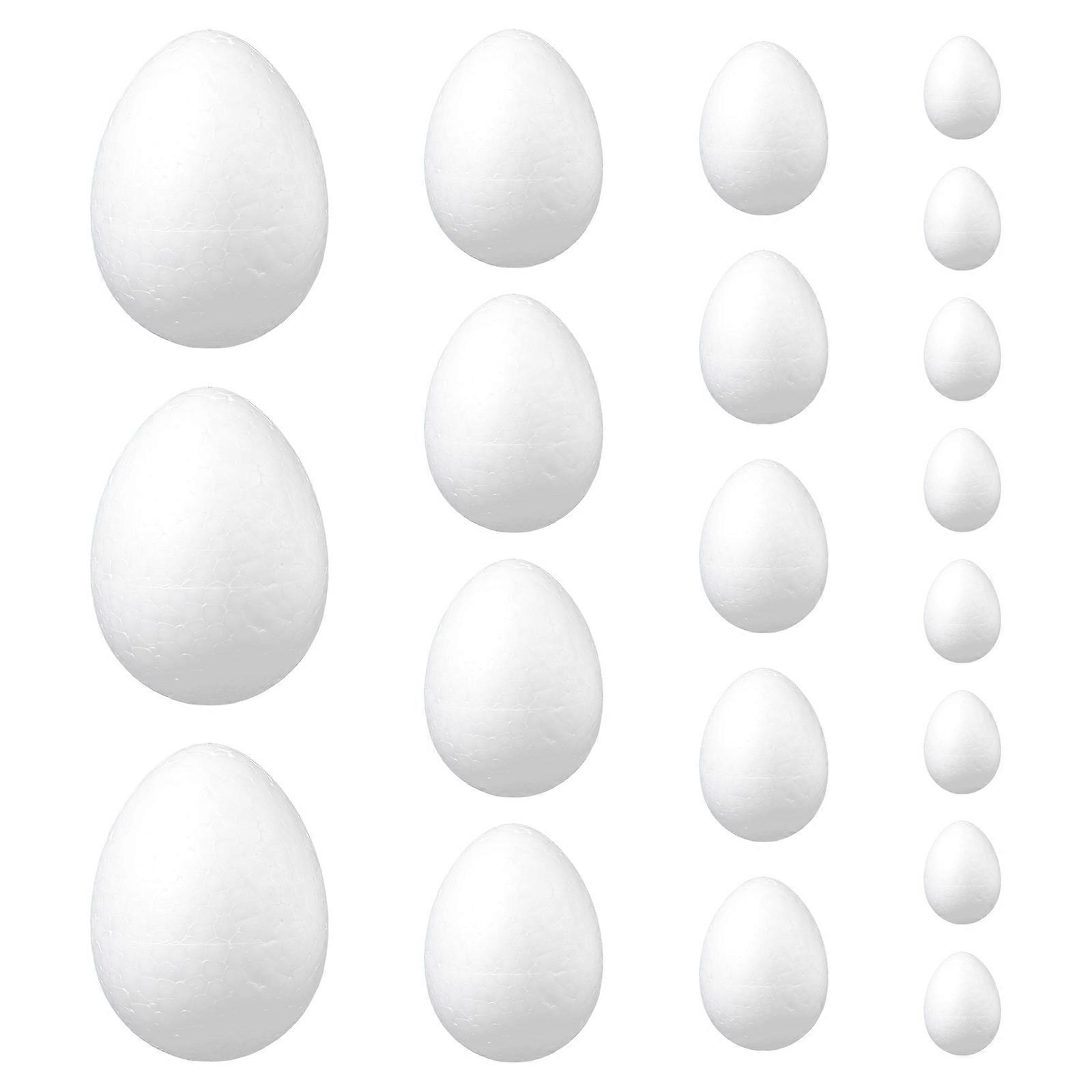 Hand Painted Simulation Easter Eggs Froth Material for DIY 45Pcs