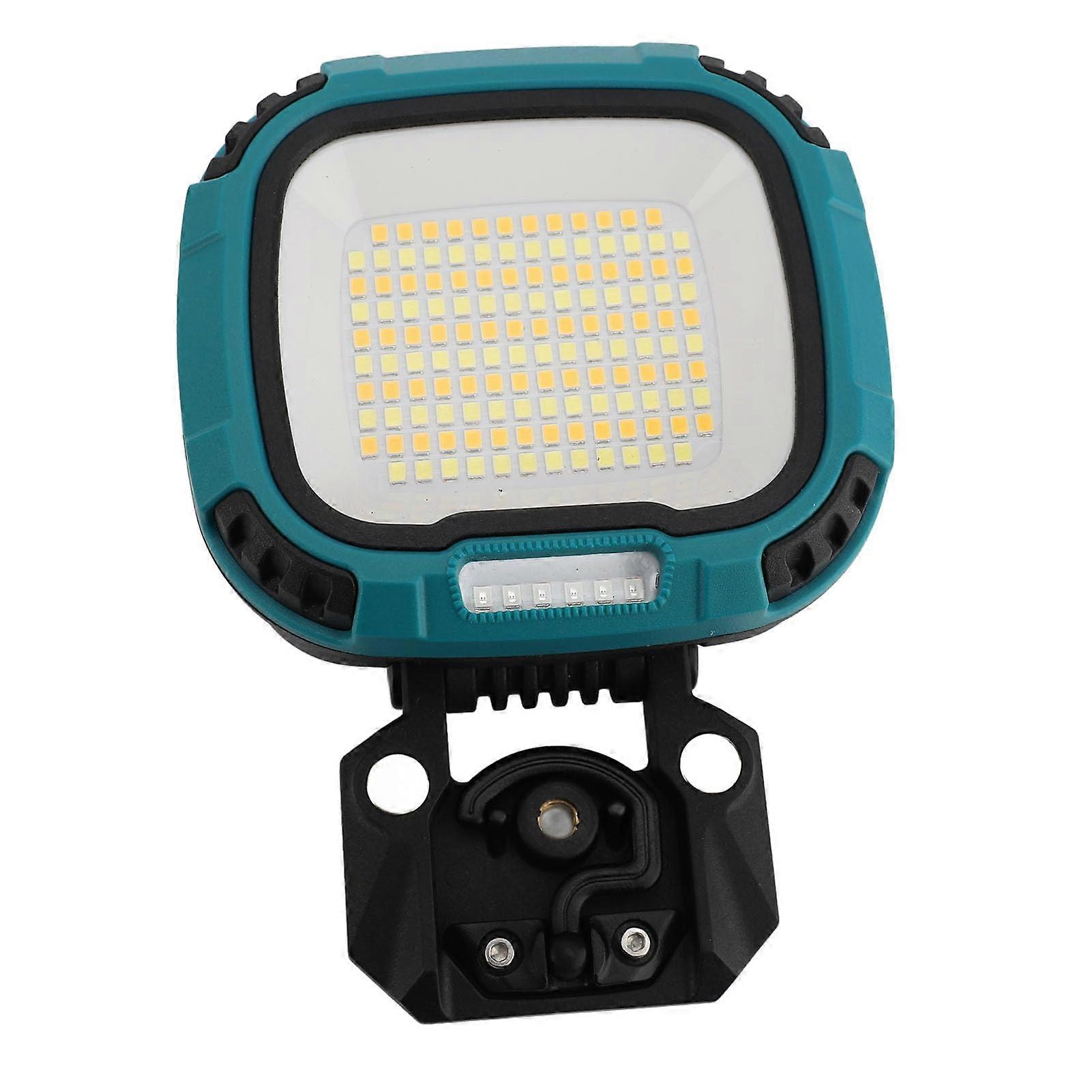 Rechargeable COB LED Work Light with Magnetic Base, 180° Rotating Torch for Camping and Workshop