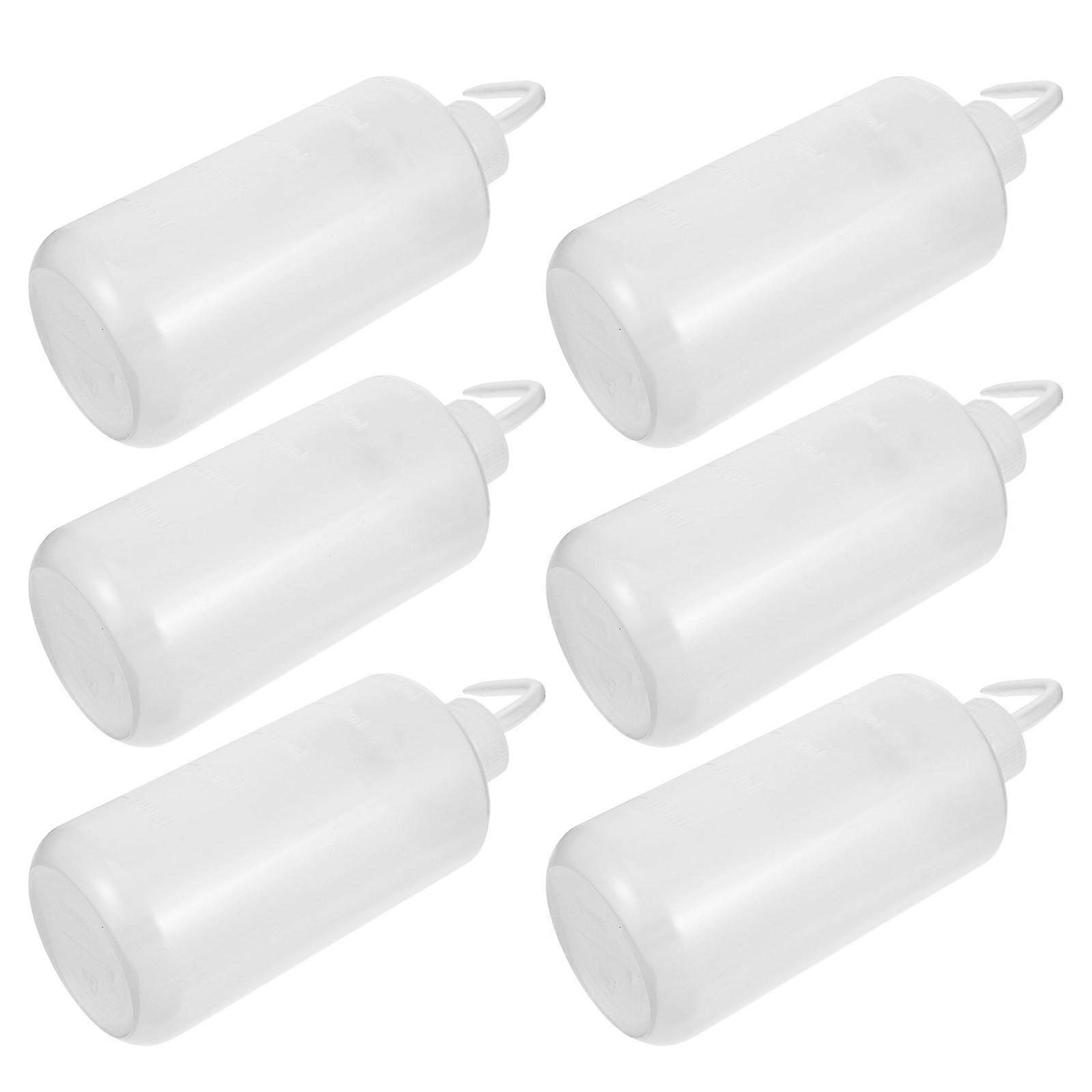 Squeeze Bottles Washing Bottle Made from Plastic for Home 6Pcs Set