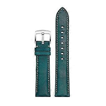 Quick Release 19mm Blue Suede Leather Watch Strap Compatible with IWC and Omega