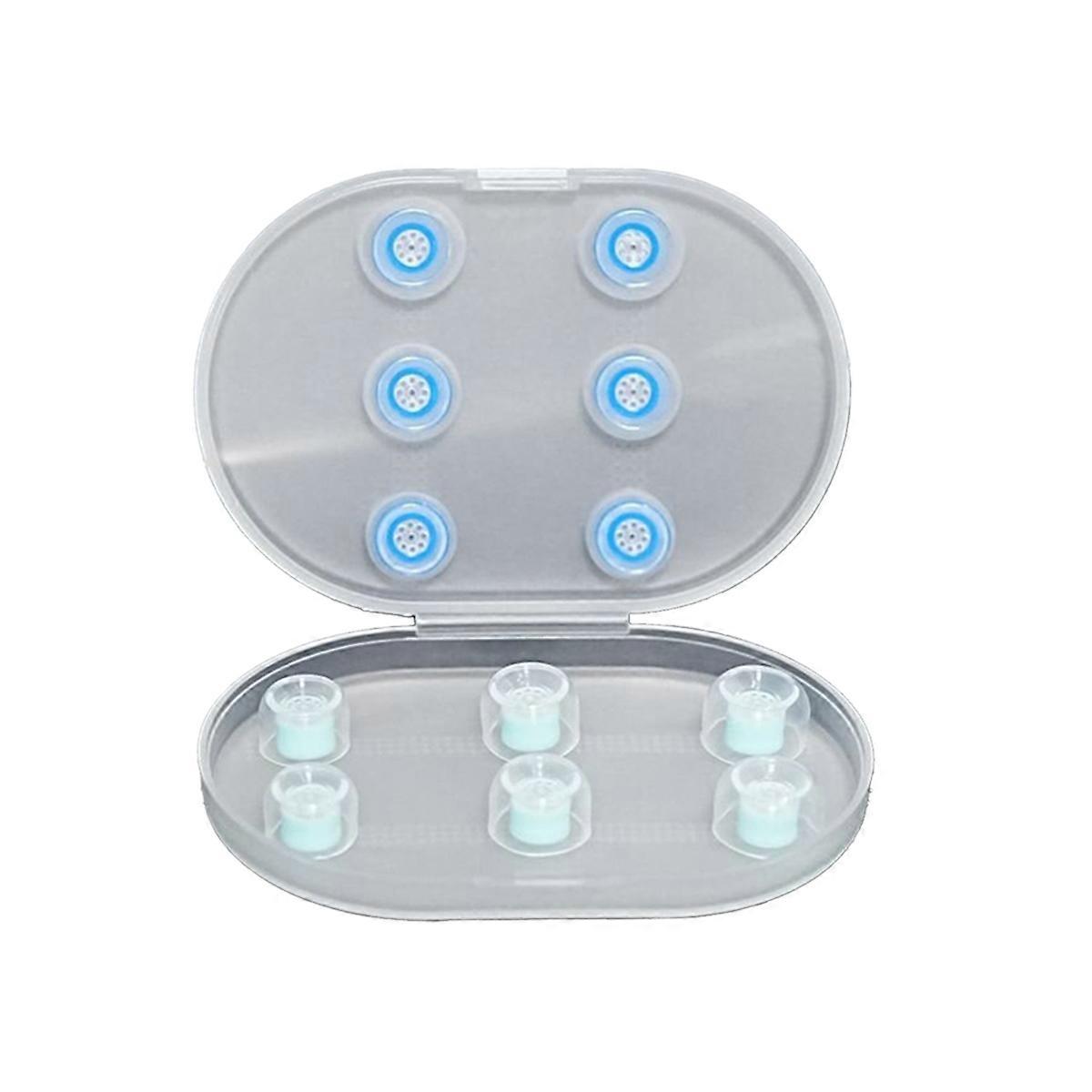 In-Ear Silicone Replaceable Ear Tips 3 Pairs Soft and Comfortable for Wired Headphone Accessories