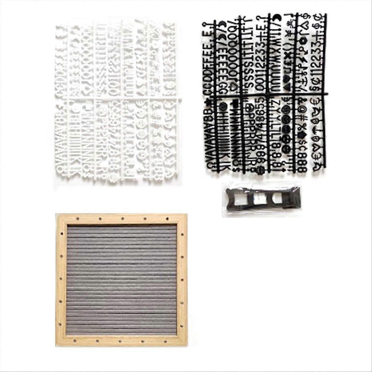 Keçe Harf Panosu, Keçe Mesaj Panosu, Değiştirilebilir Tabela Panoları Gri