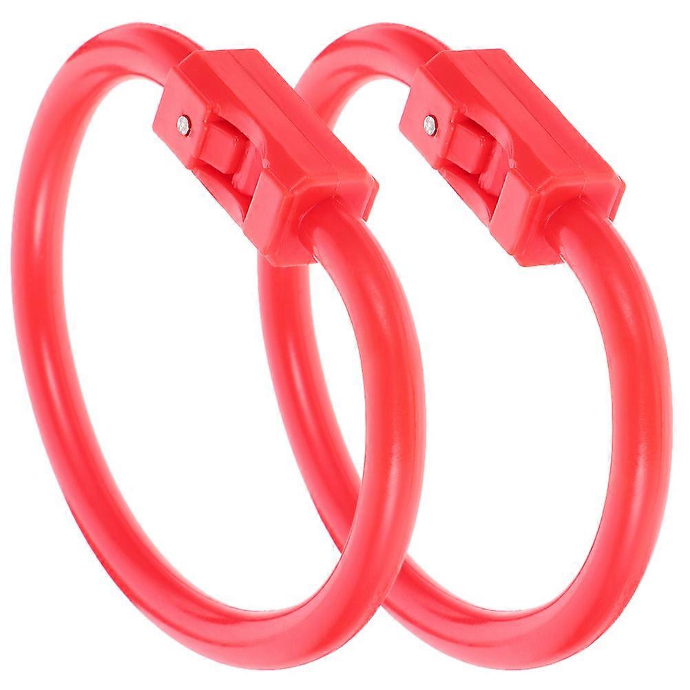 Livestock Nose Ring Plastic Cattle Nose Ring for Farm 2Pcs Practical Tool