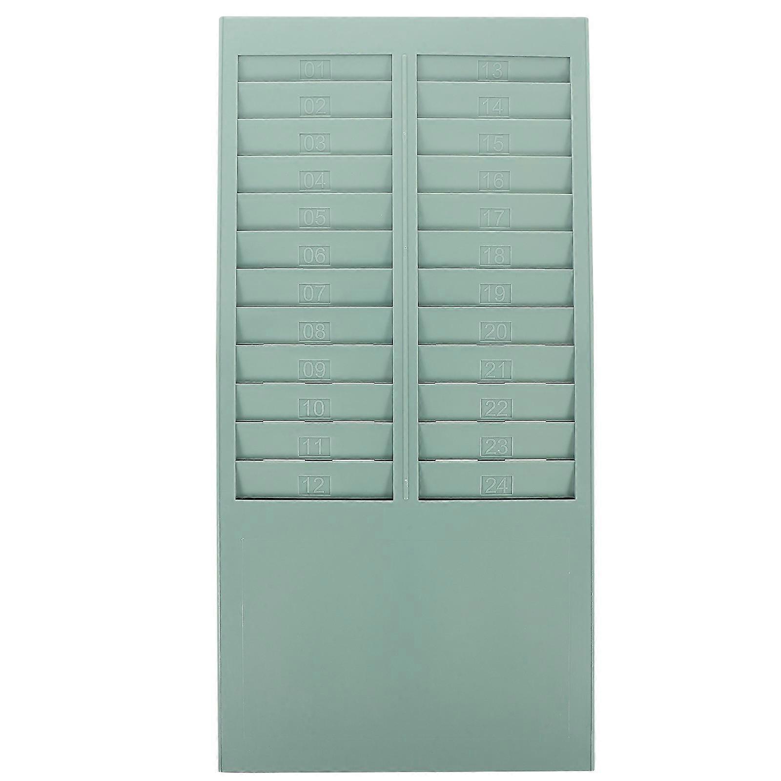 Official Organizer for Attendance Plastic Rack with 24 Slots 10Pcs