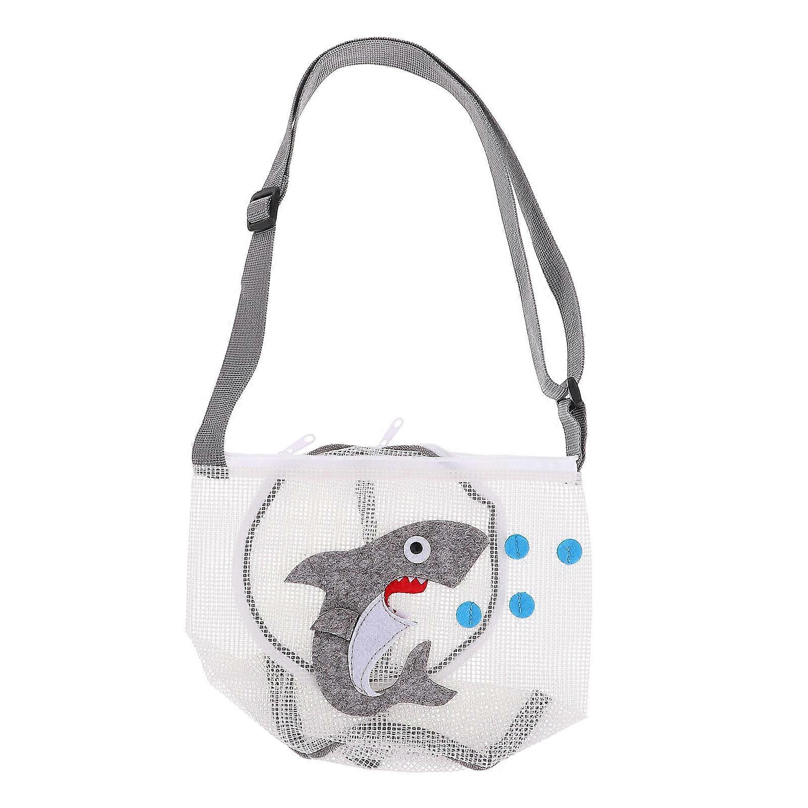 Seashell Beach Toy Bag for Outdoor Play 3Pcs with Adjustable Strap