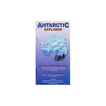Antarktis Explorer: Besökarens karta över Antarktiska halvön och karta över Antarktis