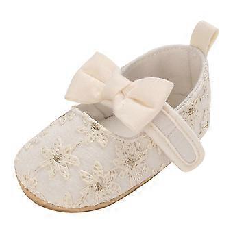 Niedliche Baby-Sneaker mit Schleife und Klettverschluss – Bequeme Ballerinas für Kleinkinder, Mädchen und Jungen, ideal für Frühling und Sommer