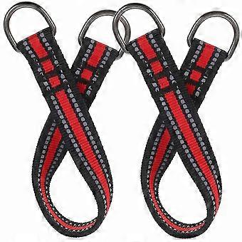 Heavy-Duty Safety Straps for Gym Equipment, 2 Pack Red Hammock Chair Straps