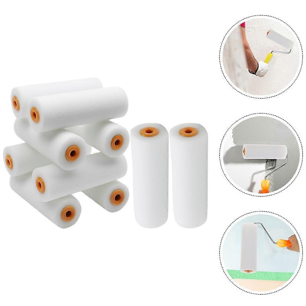 10 pcs Paint Rollers Covers Replacement Paint Rollers Small Paint Rollers for Roller Frame