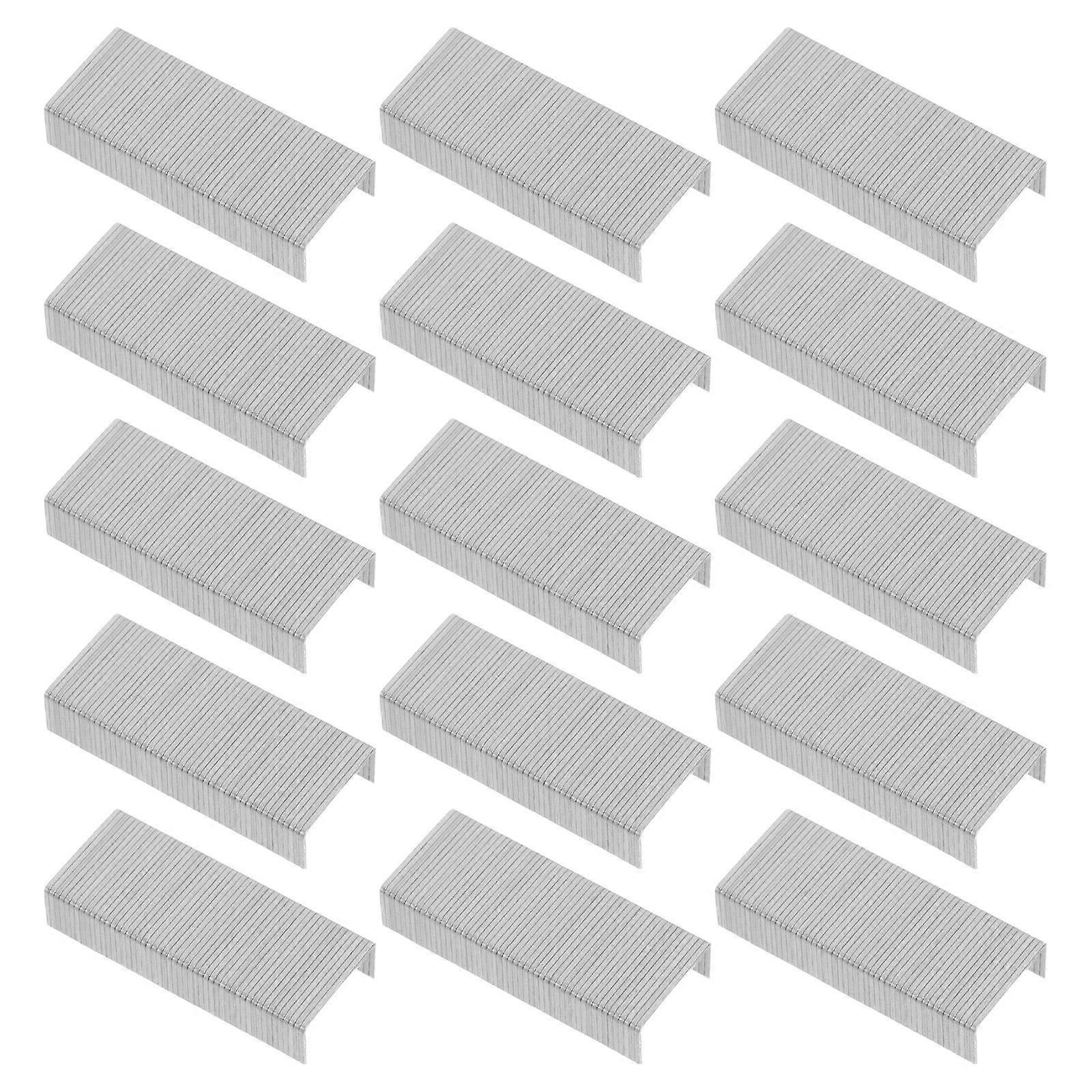 Nail Galvanized Staples for Binding Machines 1000Pcs Set Silver