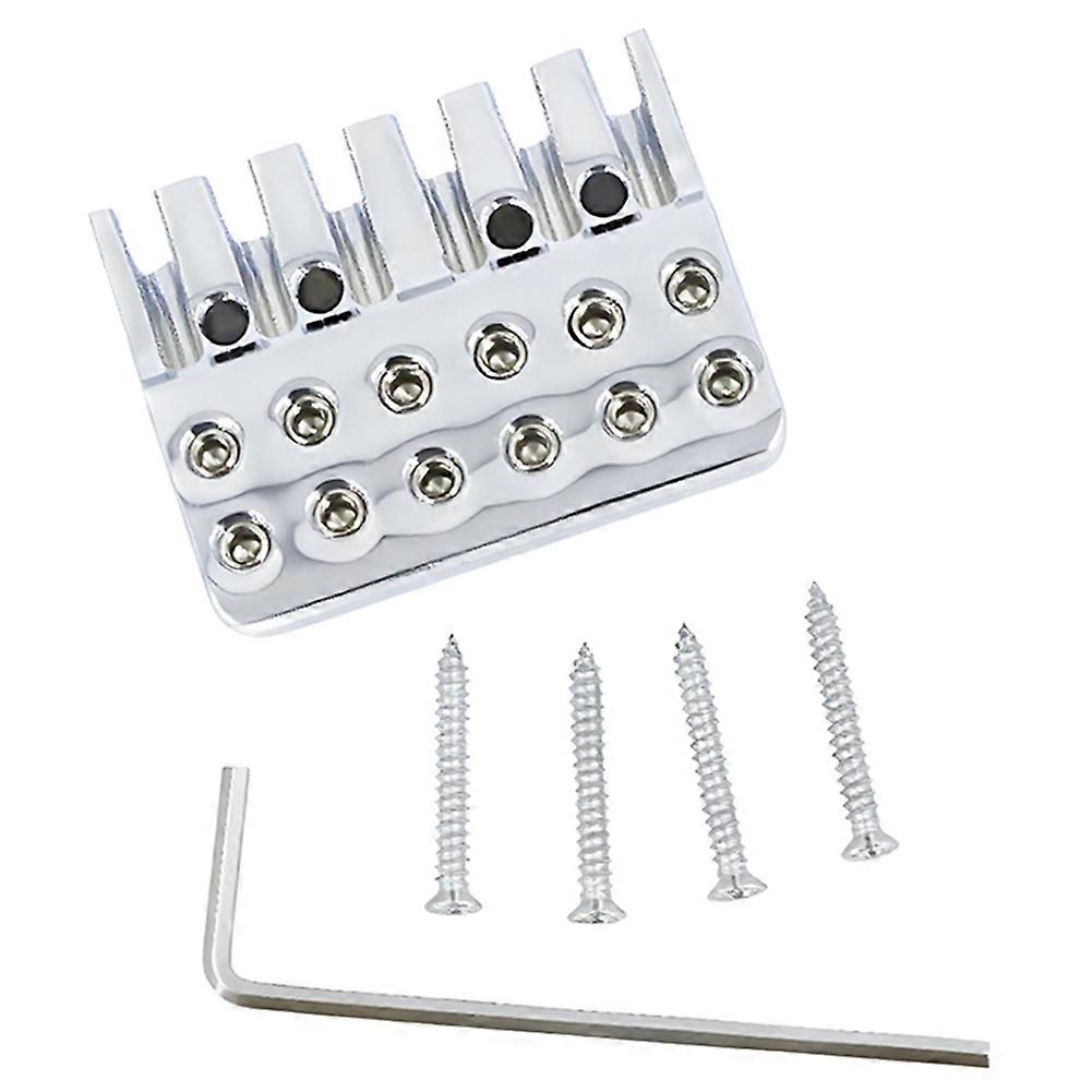 6 String Locking Nut Guitar Bridge String Locks for Headless Electric Guitar Replacement Parts