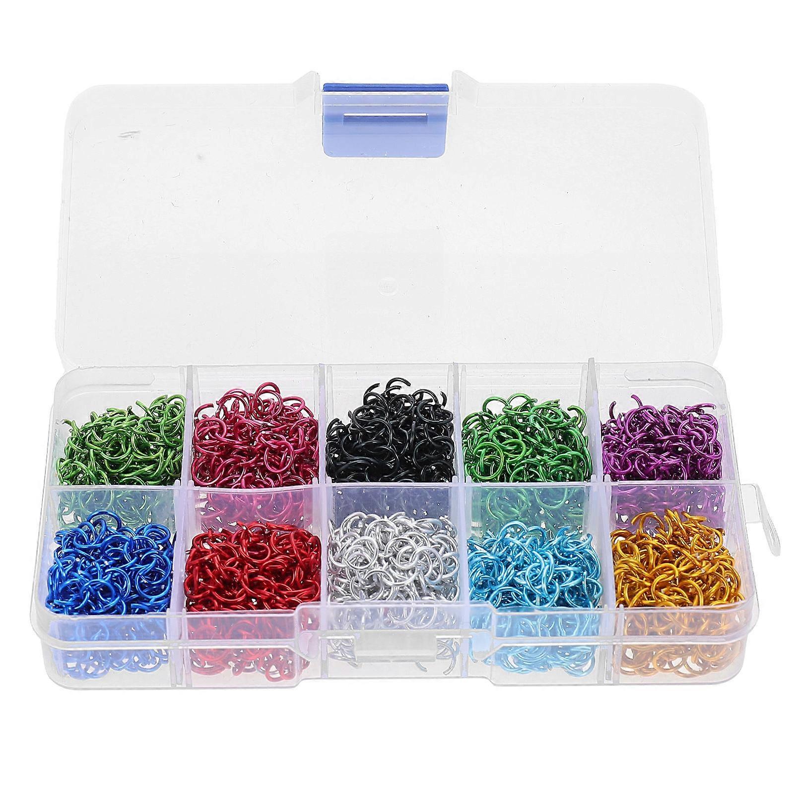 500Pcs Multipurpose Open Jump Rings for Bracelet Connecting