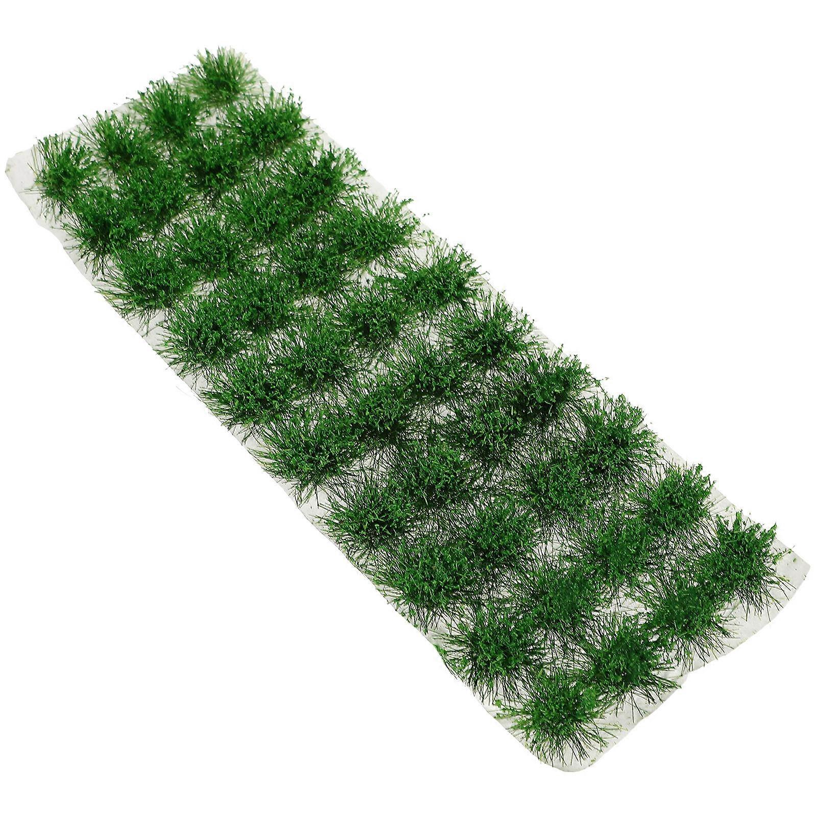 Green Simulation Grass Cluster Model Material for Sand Table Decoration 5 Boxes