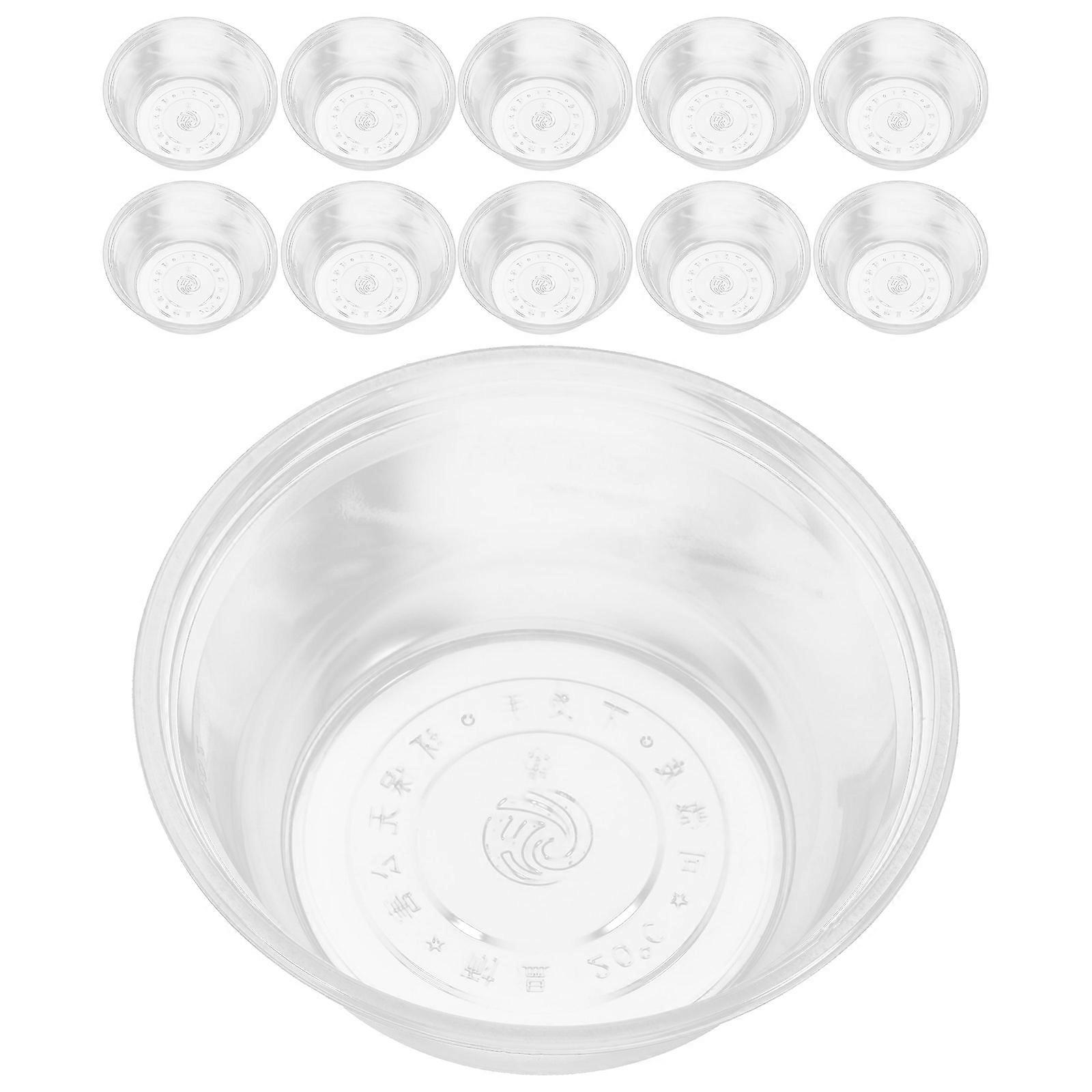 Takeaway for Storage 100Pcs Lidless Clear