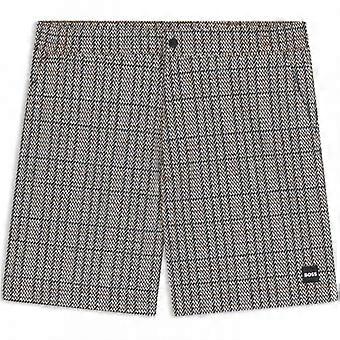 Boss Herren-Badeshorts mit Karomuster