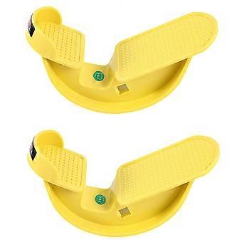 2 unidades de estiradores de pedal inclinados para el tendón de Aquiles, herramienta de masaje muscular multifuncional para yoga y fitness.