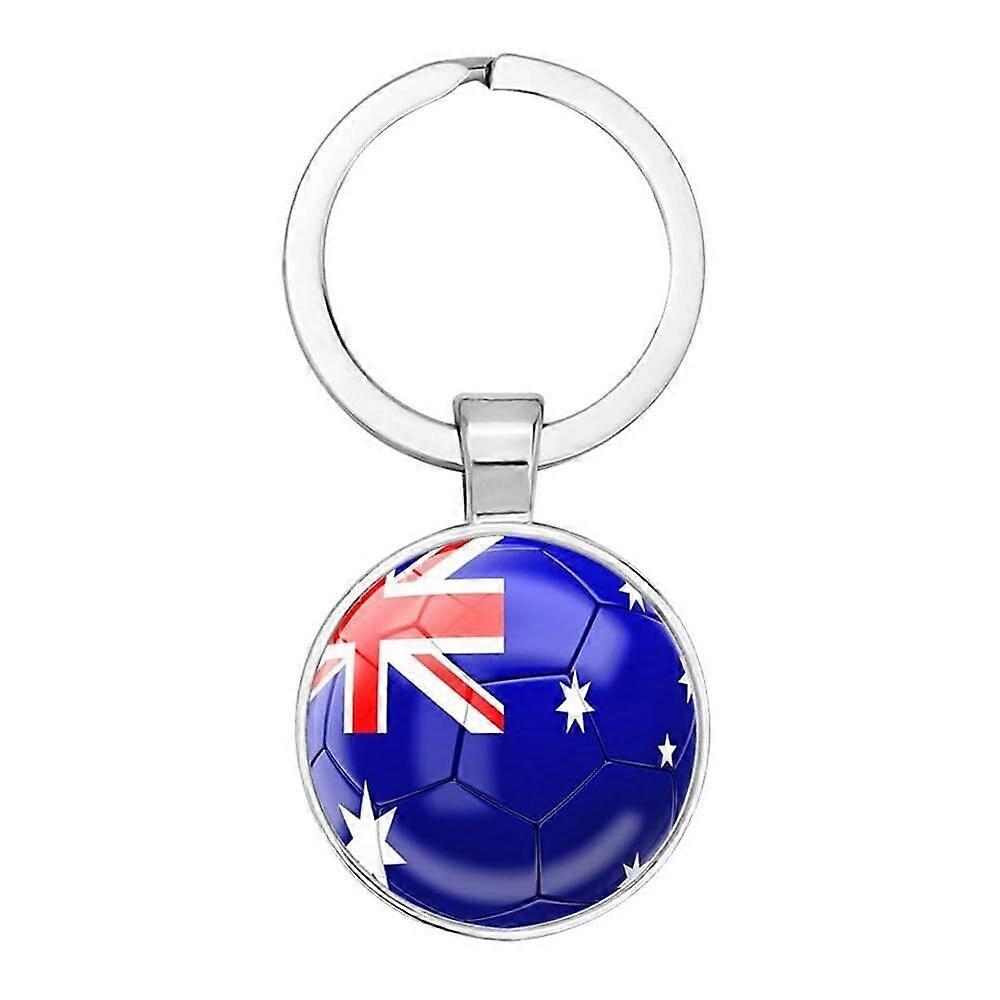 Art Attack Australian Flag Soccer Keychain