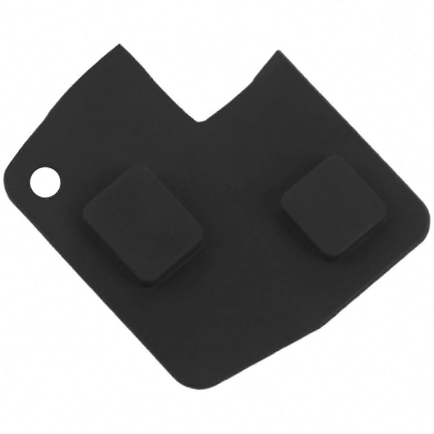 2-Button Rubber Remote Compatible with Compact Cars