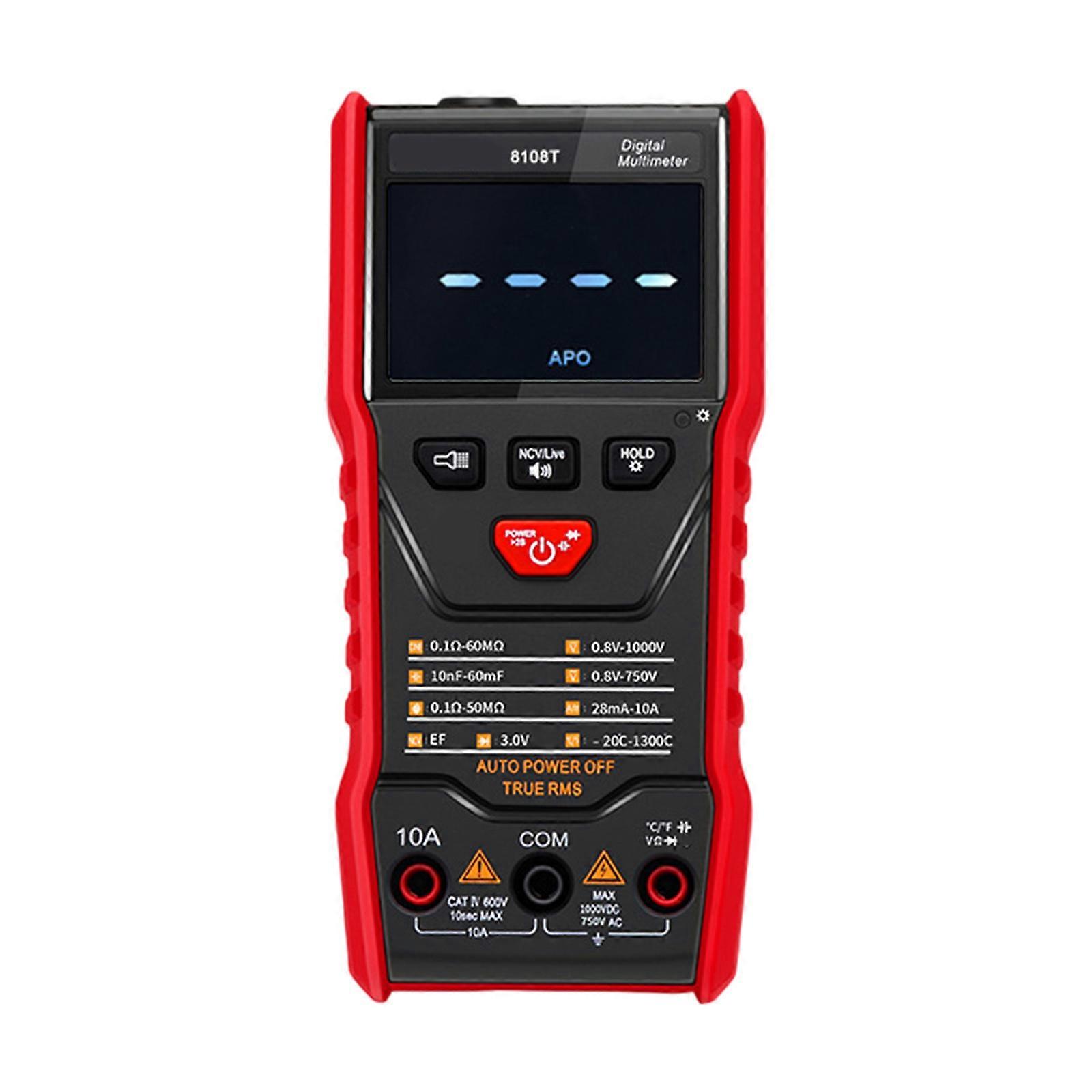 Advanced Thai Speech Multimeter Electronic Measuring Device With Shock Resistant ABS Case Suitable For Field Technicians Multicolor