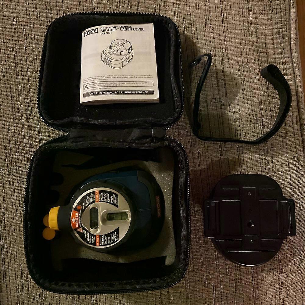 AirGrip Multitaskit Laser Level EMM0001, Instructions, Case - Working
