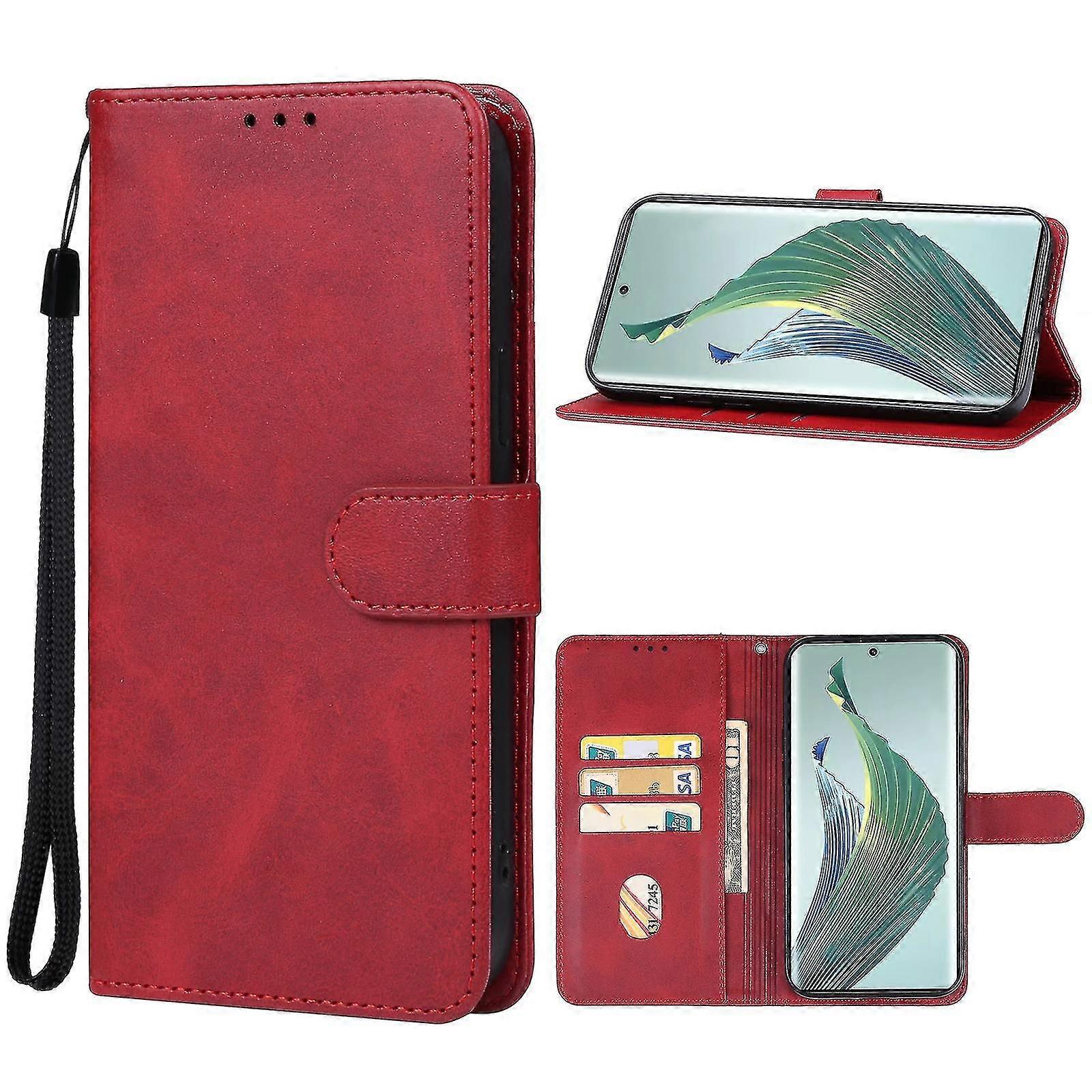 For Honor Magic 5 Lite Leather Phone Case