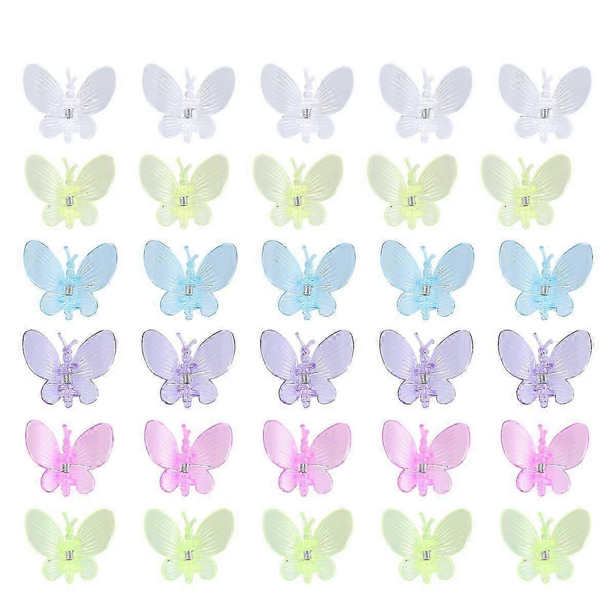 Garden Grafting Clips 60Pcs Shape Fixed Clips For Plants Support In Assorted Color Durable Functionality