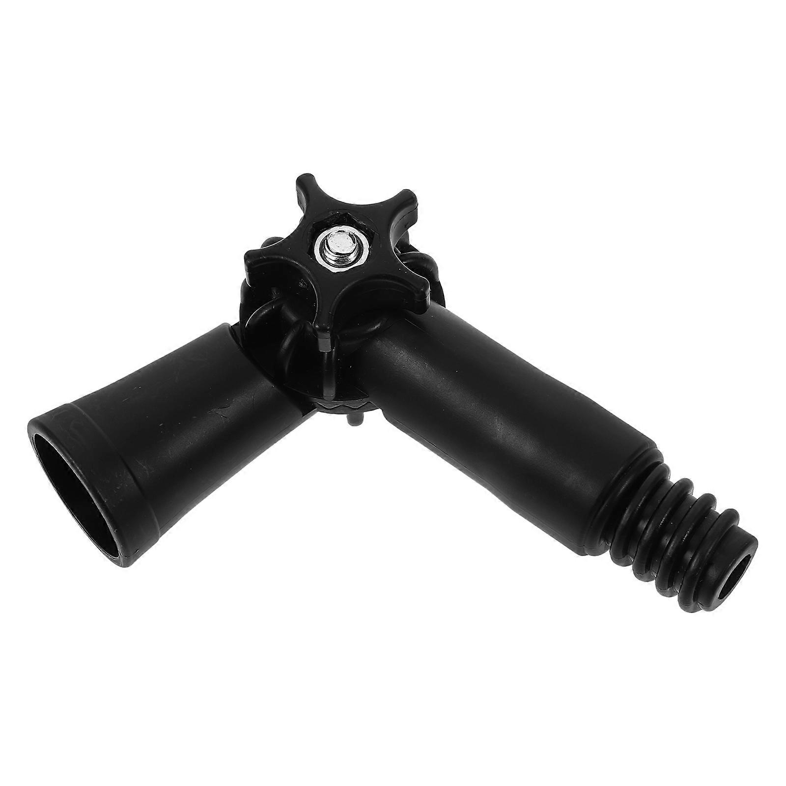 Threaded Extension Pole Angle Adapter Universal Joint Angle Adaptor compatible with Duster Brush Head Adjustable Cleaning Pole Accessory