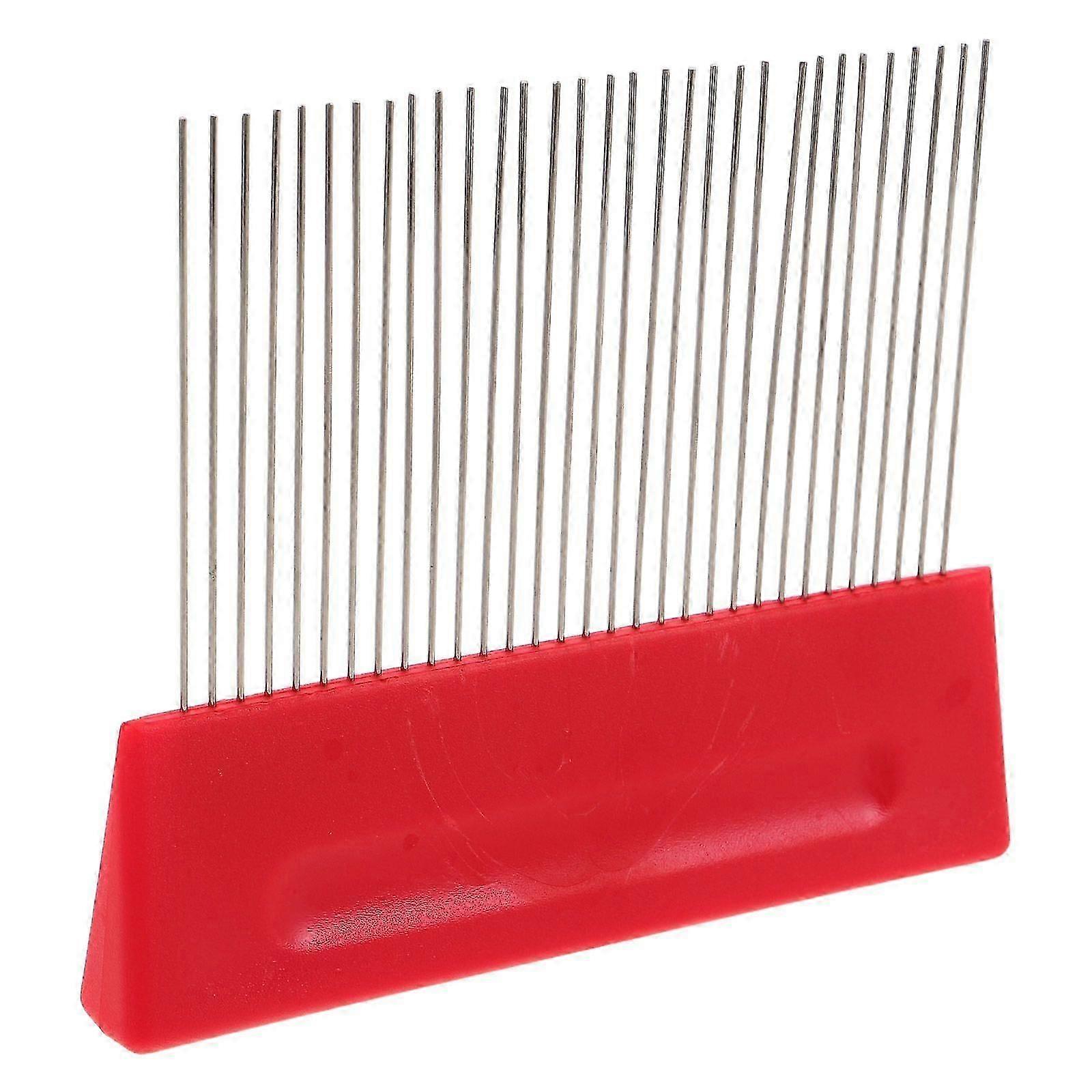 Peigne à grainer en acier inoxydable, outil de texture, grattoir à plâtre pour peinture à l'huile sur toile (DIY).
