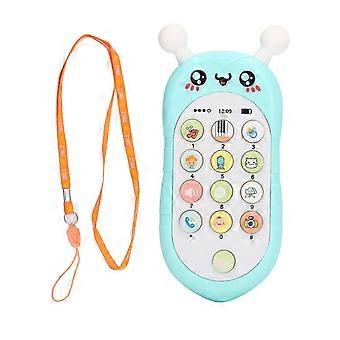 prodef Baby-Handy-Spielzeug, multifunktional, im Bienen-Design, mit Einschlafhilfe, Musik, batteriebetrieben, für frühkindliche Bildung und Spiel, grün, mit Trageband