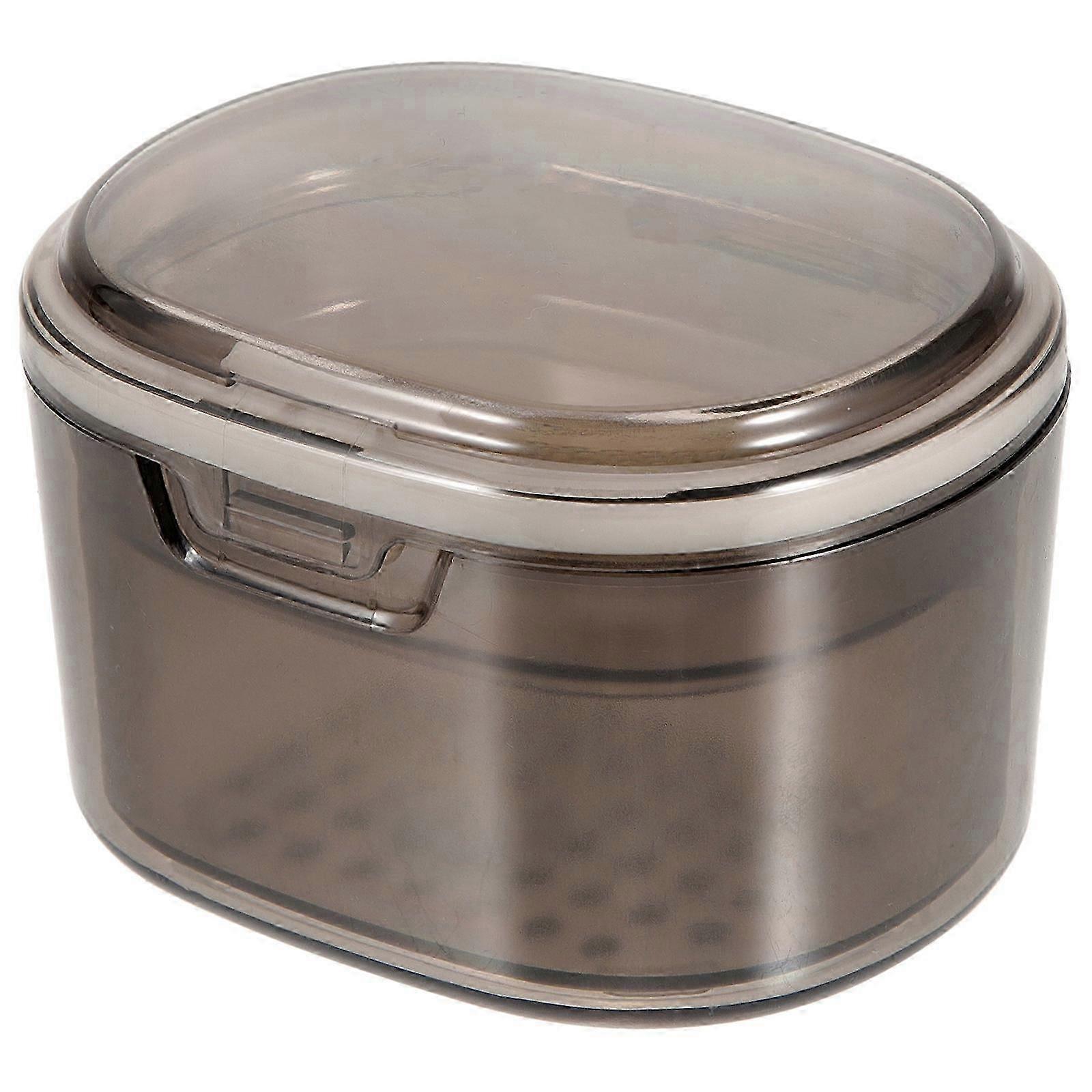 Denture Container False Tooth Box for Storage Use Compact Storage Case