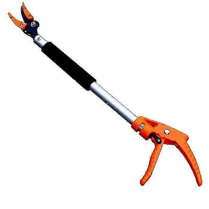 0.6M Extra Long Telescopic Pruning Fruit Picker Hold Bypass Pruner Max Cutting