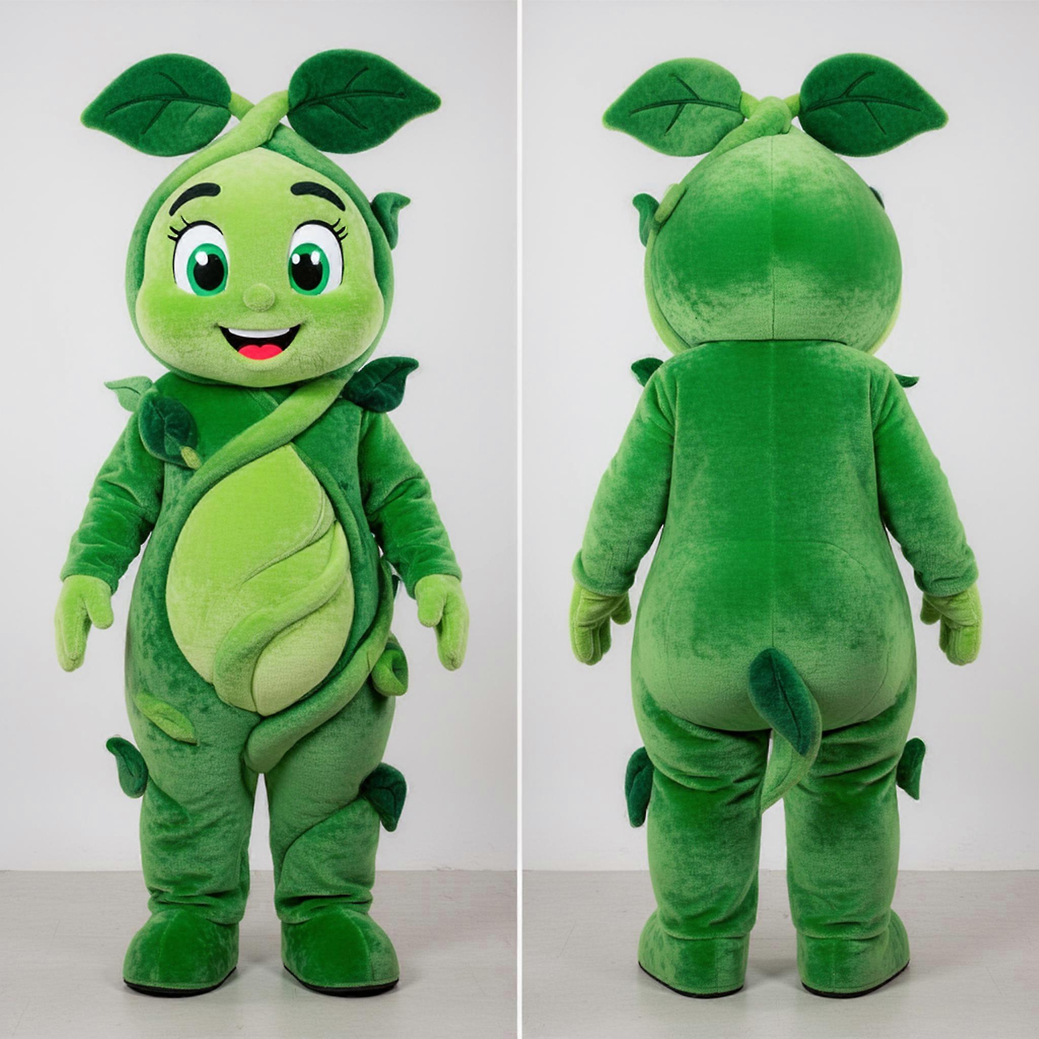 MASTICOT Emerald Green Broad Shouldered Beanstalk Mascot