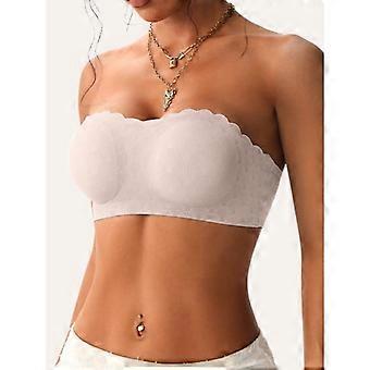 Strapless One Piece Bandeau Women Comfortable Breathable Bra