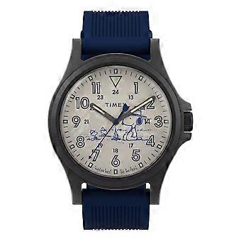 Timex Peanuts x Timex Expedition Acadia 40mm horloge TW2Y84700