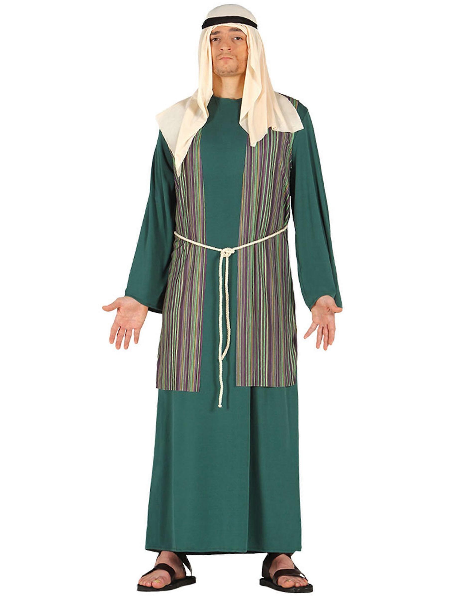 Green shepherd costume for men